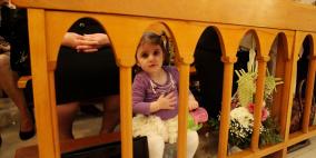 الطوائف المسيحية الفلسطينية تحتفل باحد الشعانين في رام الله