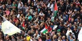 المسيرة المطالبة باسترداد جثامين الشهداء في الخليل