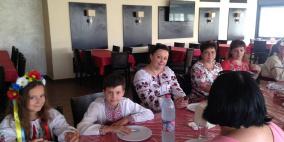 وفد اوكراني  يزور البلده القديمه في بير زيت يوم 14/9/2015