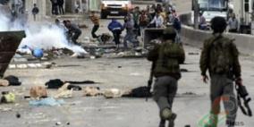 إصابات في مواجهات بالرام وقلنديا شمال القدس
