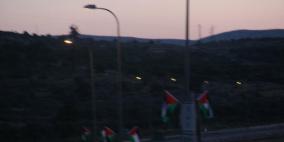 ناشطو المقاومة الشعبية يطلقون اسم  "شارع فلسطين" "شارع الالتفافي 60