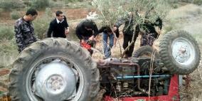 مصرع شاب من عانين غرب جنين جراء انقلاب جرار زراعي