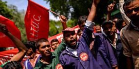 في الهند فقط.. 180 مليون عامل يضربون عن العمل