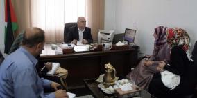 قلقيلية: المحافظ  يلتقي وفدا من طالبات جامعة النجاح الوطنية