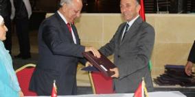 فلسطين والأردن توقعان عددا من اتفاقيات التعاون في مجالات مختلفة