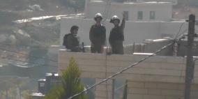 مواجهات مع قوات الاحتلال في بلدة بيت امر شمال الخليل