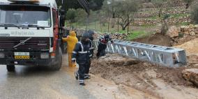 كيف استبدلت كهرباء الشمال شبكة بلدة تل خلال المنخفض الجوي ؟