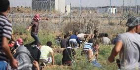 اصابات في مواجهات مع الاحتلال شرق قطاع غزة