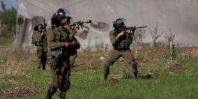 إصابة 4 طلاب بالرصاص الحي بمواجهات غرب طولكرم