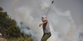 إصابة العشرات بالاختناق في مسيرة بلعين الأسبوعية