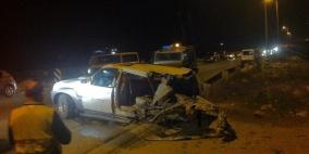 محدث- بالصور: مصرع مواطنين واصابة 4 اخرين في حادث سير بالخليل
