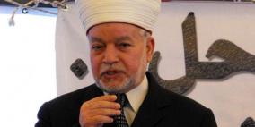 المفتي يحذر من خطورة فتح باب القطانين أمام المستوطنين لاقتحام الأقصى