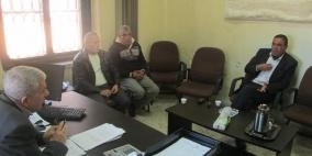 مدير الاشغال العامة والاسكان في رام الله يلتقي عدة رؤساء مجالس وبلديات