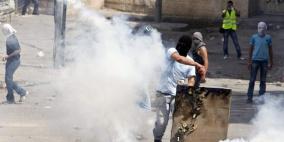 اصابة 4 مواطنين خلال مواجهات ليلية في باب العامود وسلوان واعتقال شاب في حي الصوانة