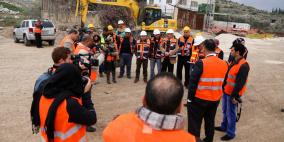 الوكالة الأمريكية للتنمية الدولية (USAID) تنظم جولة صحافية لمشاريعها في نابلس