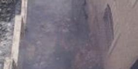 الدفاع المدني يخمد حريق جراء تسرب الغاز في احد منازل قرية بورين