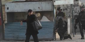 مواجهات قرب حاجز قلنديا تضامننا مع الاقصى