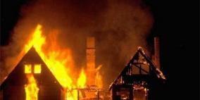 مصرع ثلالثة أطفال جراء اندلاء حريق في أحد منازل بدير البلح