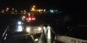 إصابة 3 مواطنين دهستهم حافلة للمستوطنين جنوب جنين