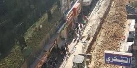 بلدية البيرة تنهي إعادة تأهيل المقطع الأول من شارع النهضة