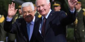 الرئيس محمود عباس يستقبل الحاكم العام لكندا في رام الله