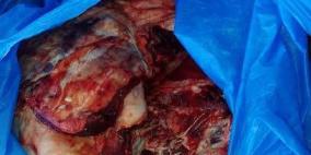 بلدية البيرة تضبط كمية من اللحم البقري الفاسد