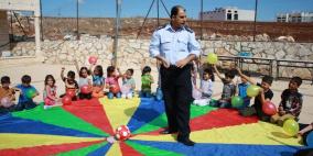 الشرطة تنظم يوم ترفيهي لطلاب مدرسة الزيتونه الخاصة بطوباس