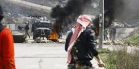 إصابتان بـ'المطاط' في مواجهات بالعيزرية