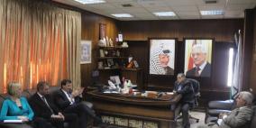 الشكعة يستقبل رئيس بعثة الوكالة الأمريكية للتنمية الدولية USAID