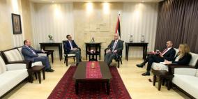 الحمد الله يبحث مع الممثل الخاص للاتحاد الأوروبي لعملية السلام أخر التطورات السياسية