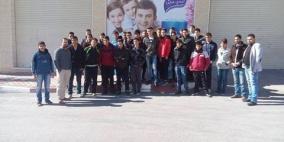 انجاز فلسطين تنظم زيارة لشركة ليدي فاين لصناعة وتجارة الورق الصحي