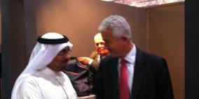 ولويل يفتتح جناح فلسطين في معرض الغذاء السعودي 2013