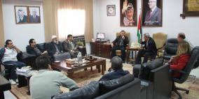 قلقيلية: المحافظ يلتقي ممثل هيئة الأعمال الإماراتية