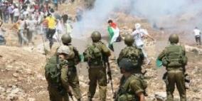 إصابة مواطنين وعشرات حالات الاختناق في مسيرة كفر قدوم