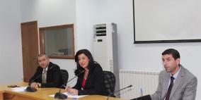 وزيرة الاقتصاد تلتقي عدد من السفراء لبحث مساندة طلب انضمام فلسطين لمنظمة التجارة