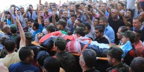 تشييع جثمان الشهيد حنني في بيت فوريك