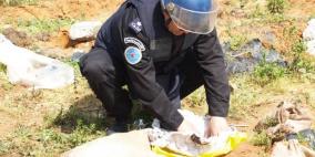 الشرطة تتلف جسما مشبوها جنوب جنين