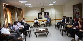 محافظ طولكرم عصام أبو بكر يلتقي رئيس سلطة جودة البيئة