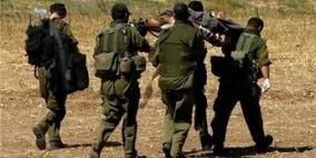 اصابة جندي إسرائيلي في مواجهات ببيت امر