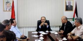 وزير النقل والمواصلات د.م نبيل ضميدي يقوم  بزيارة تفقدية لمديرية طوباس