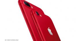 أيفون باللون الأحمر