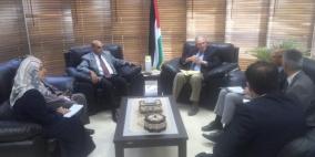 رئيس مجلس القضاء الأعلى يلتقي وفدا من مشروع "JSAP"