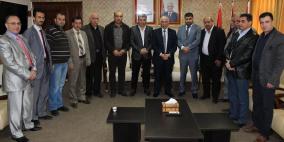 نقابة تجارة المواد الغذائية في الخليل تعقد عدة اجتماعات مع المؤسسات الوطنية