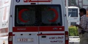 إصابة 4 مواطنين بينهم 2 في حالة خطرة بحادثي طرق في رفح