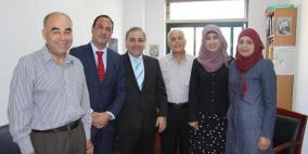 وفد من جامعة بوليفينيانا يزور جامعة القدس لتعزيز سبل التعاون الأكاديمي