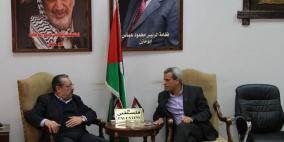 قلقيلية: المحافظ يلتقي الأمين العام للجبهة العربية الفلسطينية