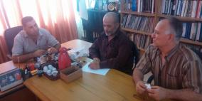 لقاء بين جبهة النضال والتوجيه السياسي بطولكرم يبحث الأوضاع السياسية