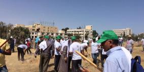 صور: معسكر ترميم وتنظيف المقبرة الاسلامية في بئر السبع