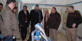 رئيس سلطة المياه يطلع على الاوضاع المائية في محافظة قلقيلية