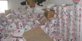 إغلاق منشأة تجارية في الخليل بعد كشف تزويرها لـ 8 أطنان من الشاي